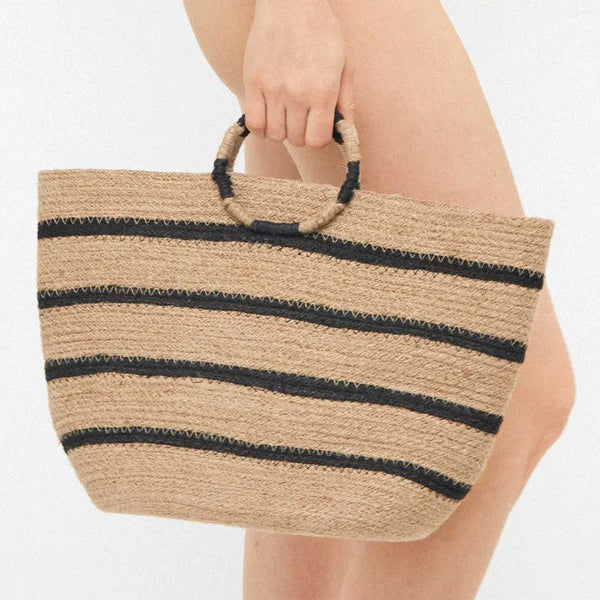 Borsa in paglia con manico rigido - 2/50113