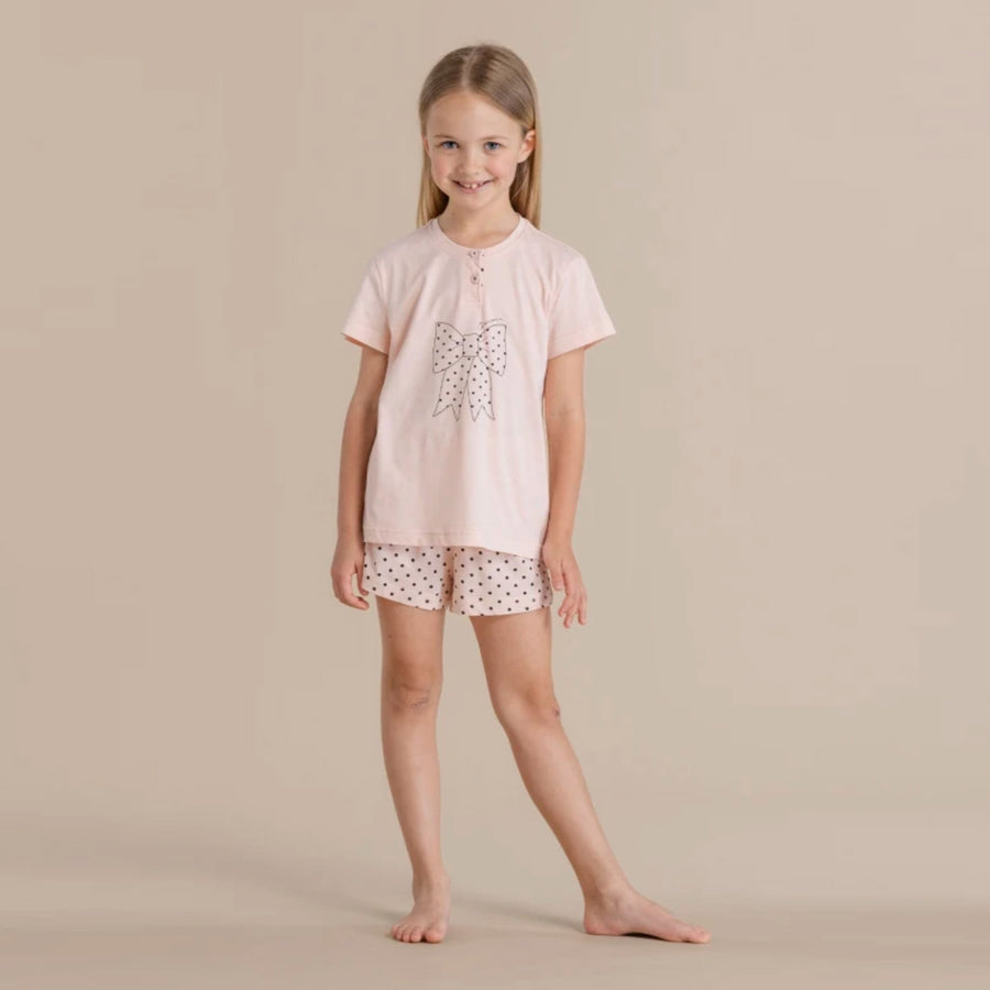 Pigiama bambina mezza manica e short - FE2513AB