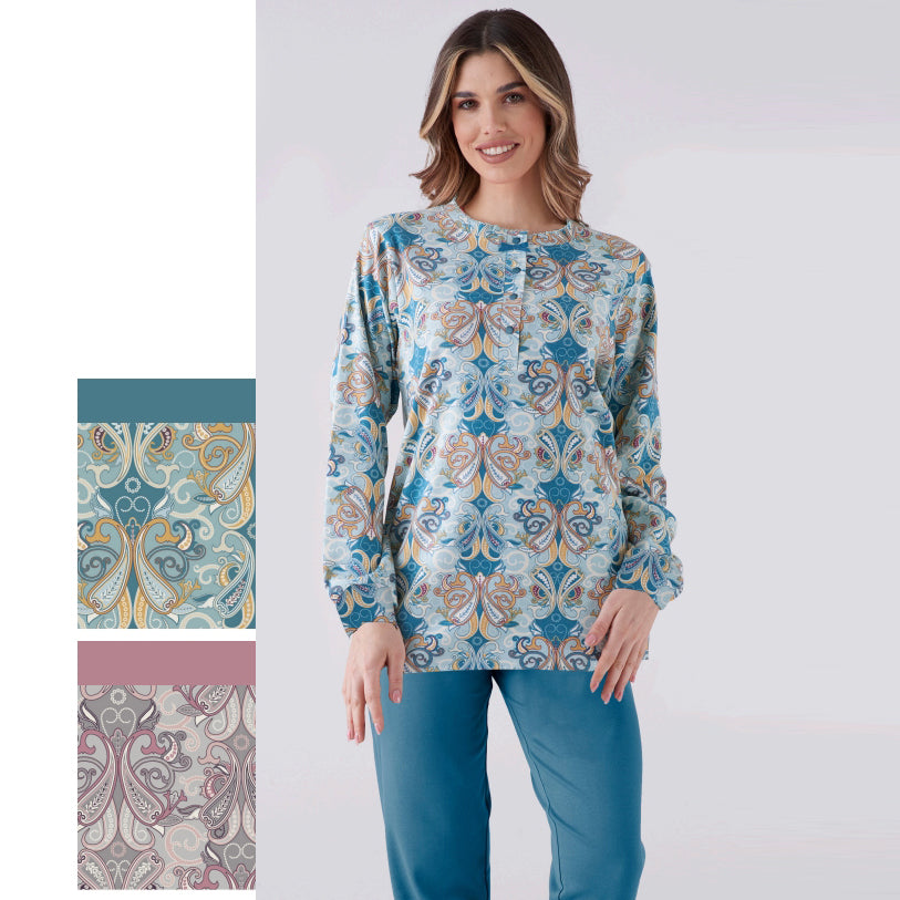4135L - Pigiama donna serafino