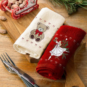 Strofinacci Ballerina - Set da 2 Strofinacci Digitali Ballerina Maestri Cotonieri Home