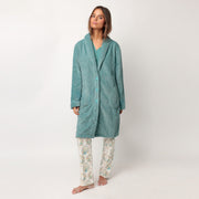 67247-0 - Vestaglia super calda a maniche lunghe color acquamarina