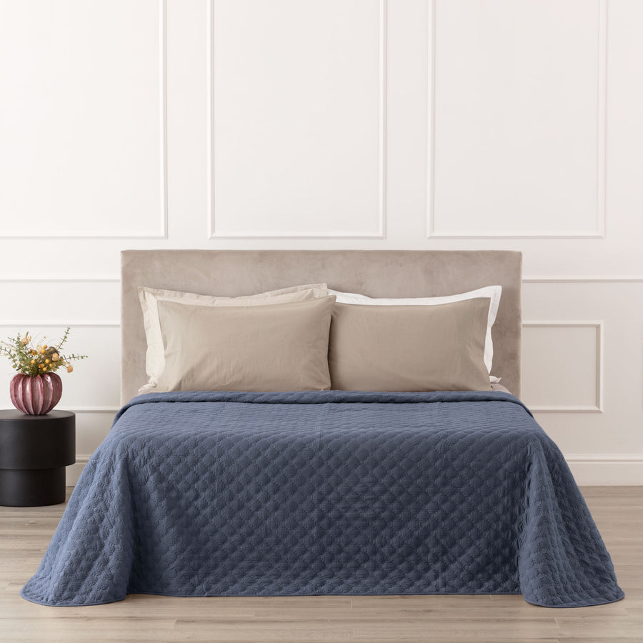 Rombus Trapuntino in mussola di cotone Matrimoniale