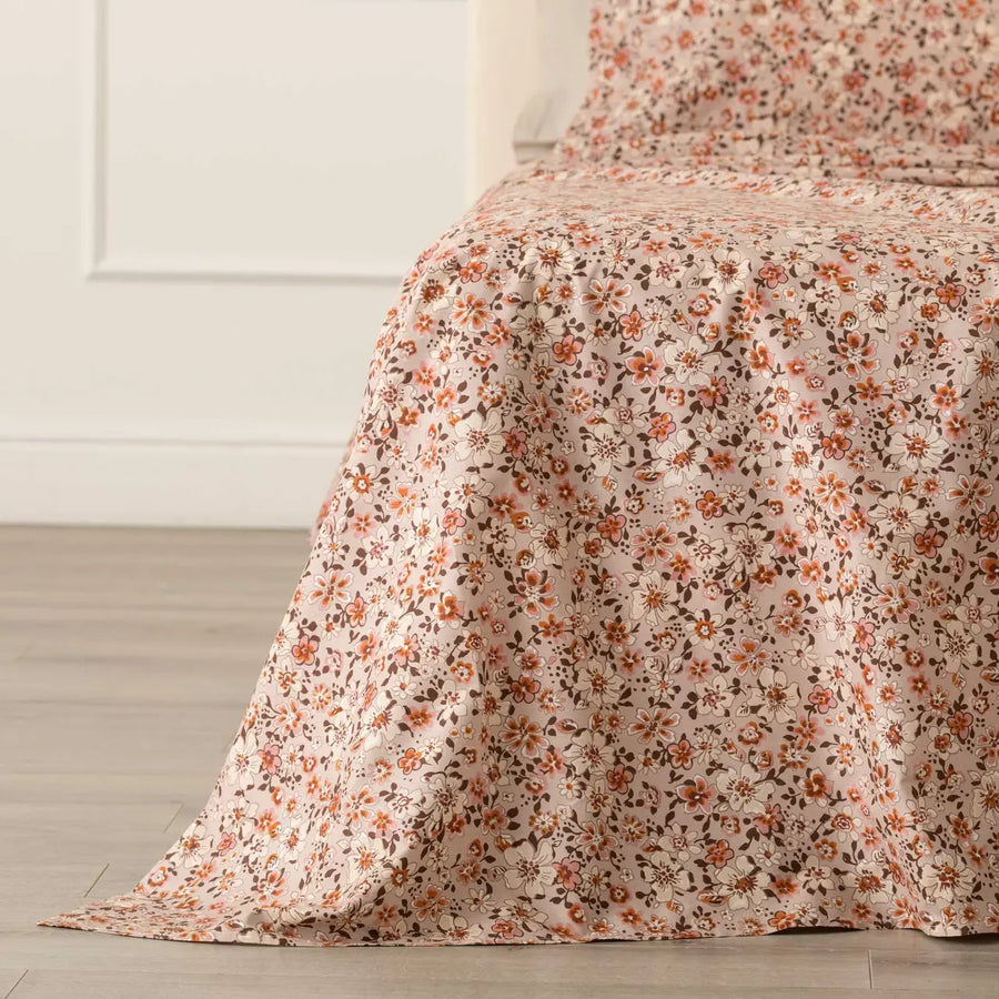 Consiglia Completo letto Matrimoniale - Completo letto in cotone con stampa floreale