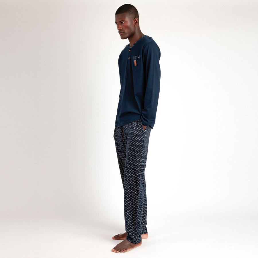 Pigiama uomo manica lunga e pantalone lungo - 63105-0