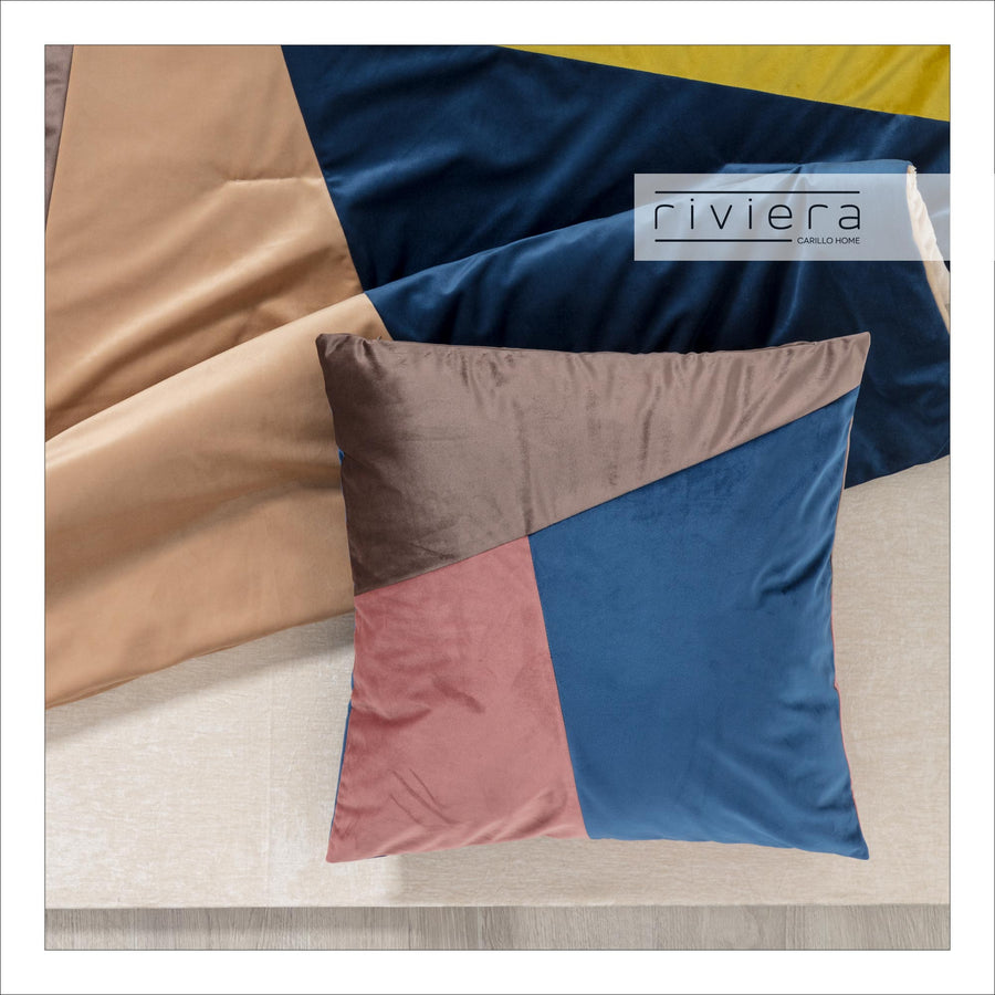 Cuscino arredo multicolor stampato con zip Riviera - Oliver