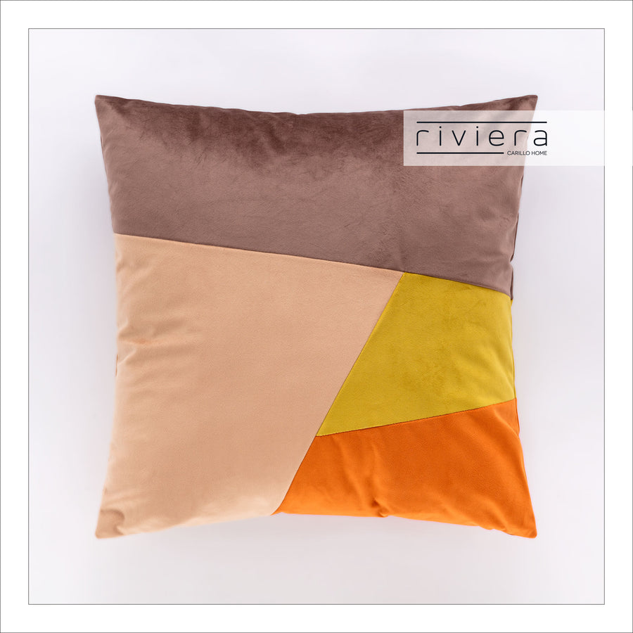 Cuscino arredo multicolor stampato con zip Riviera - Oliver