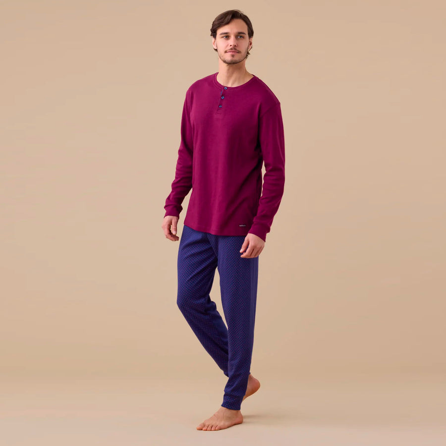 FC3110 - Pigiama uomo invernale in caldo cotone