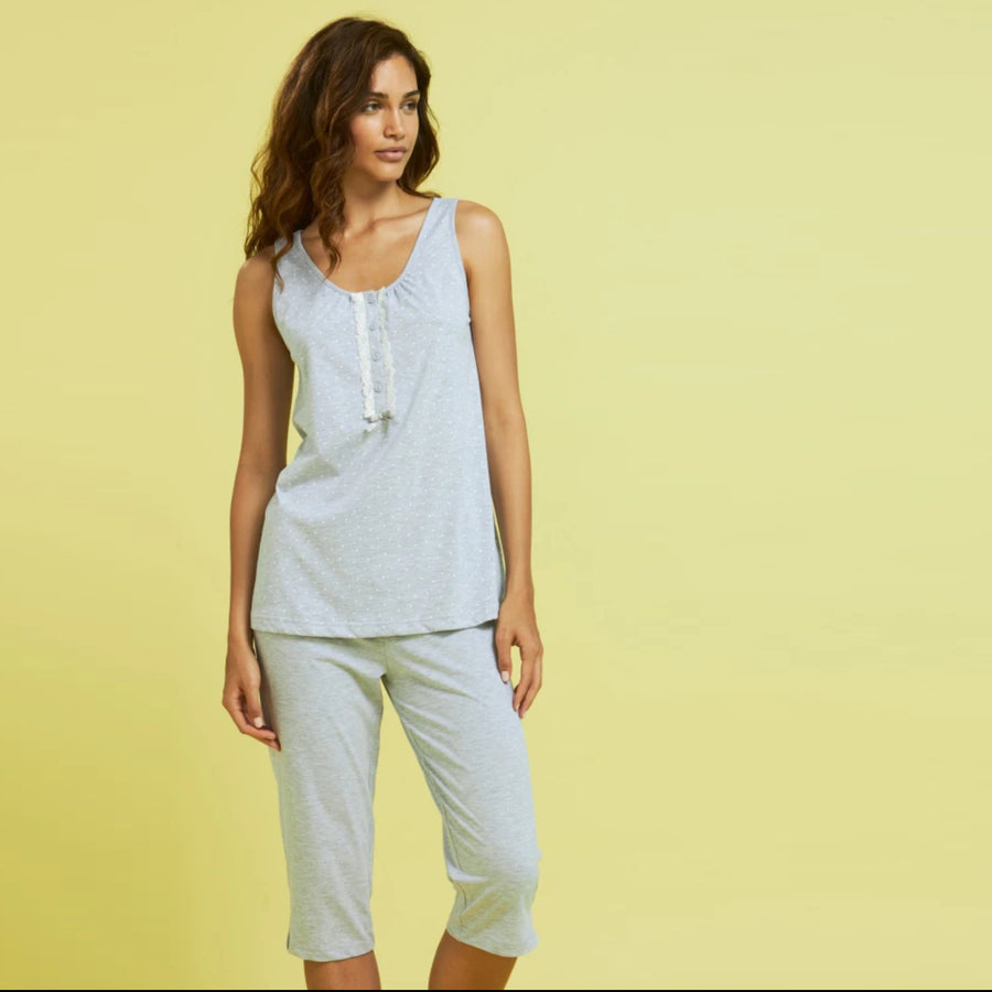 Pigiama donna spalla larga - FA7803AB