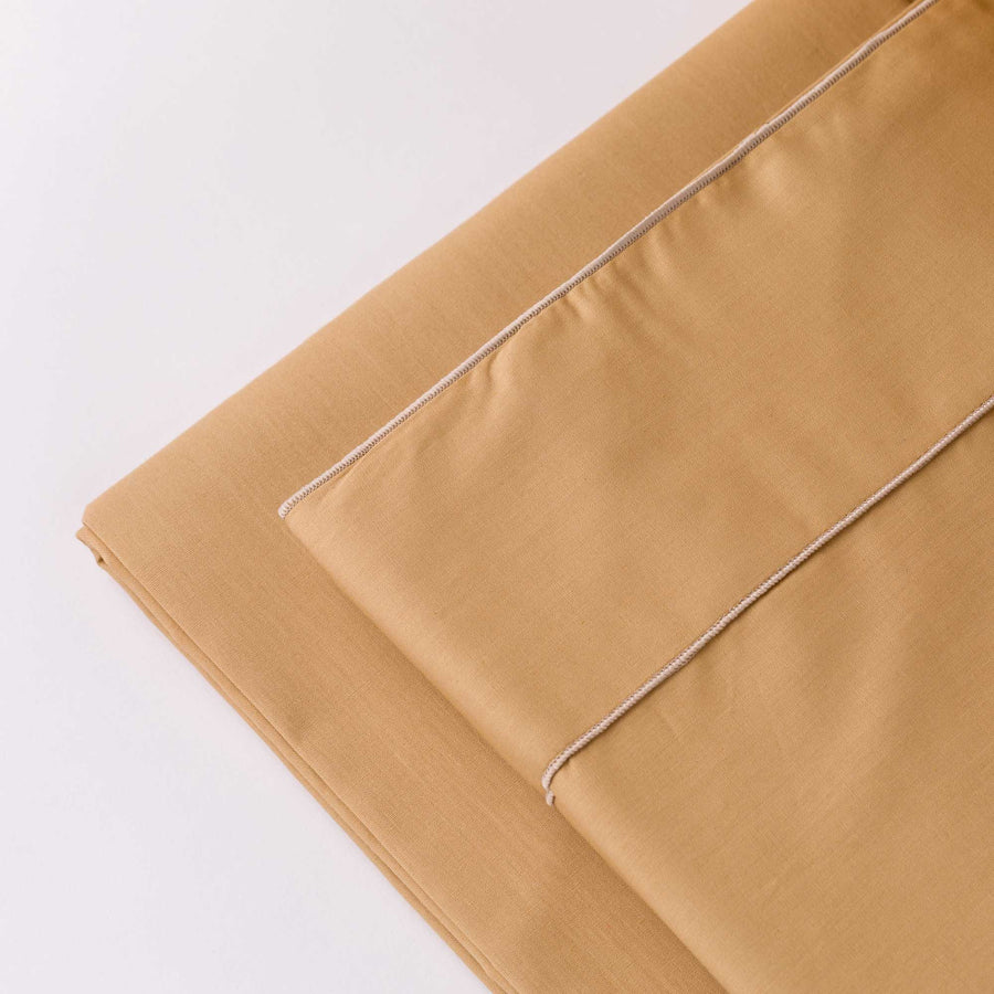 Milo Completo Letto In Madapolam di cotone con bourdon a contrasto