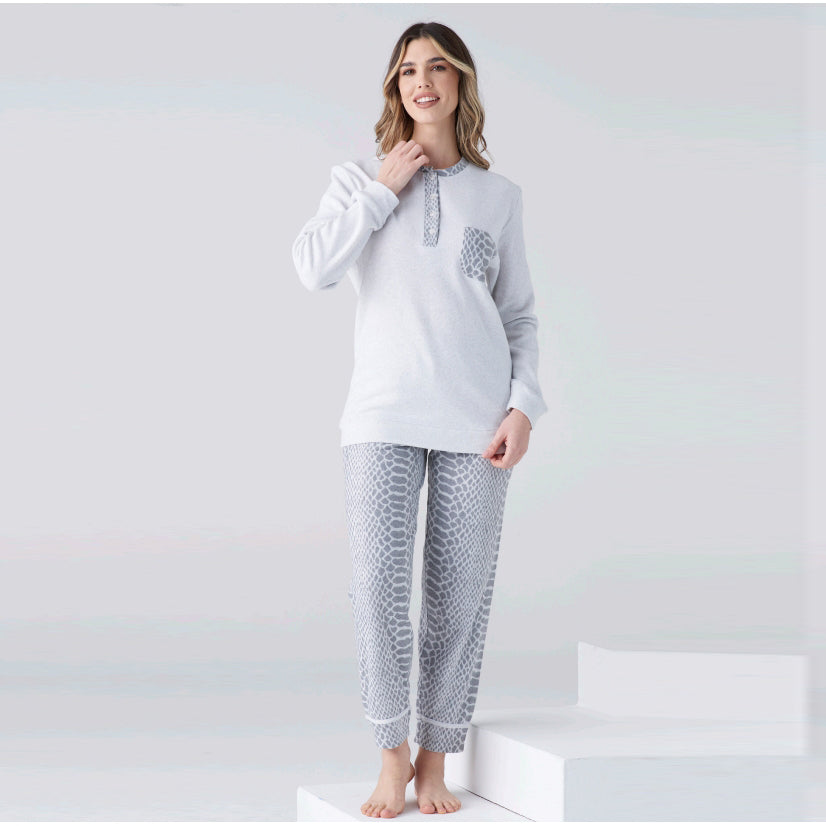 4209L - Pigiama donna in punto milano
