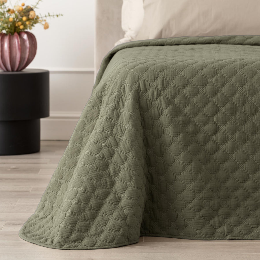 Rombus Trapuntino in mussola di cotrone Singolo