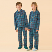 FC2657 TARTAN TEDDY - Pigiama Kids Natalizio aperto avanti