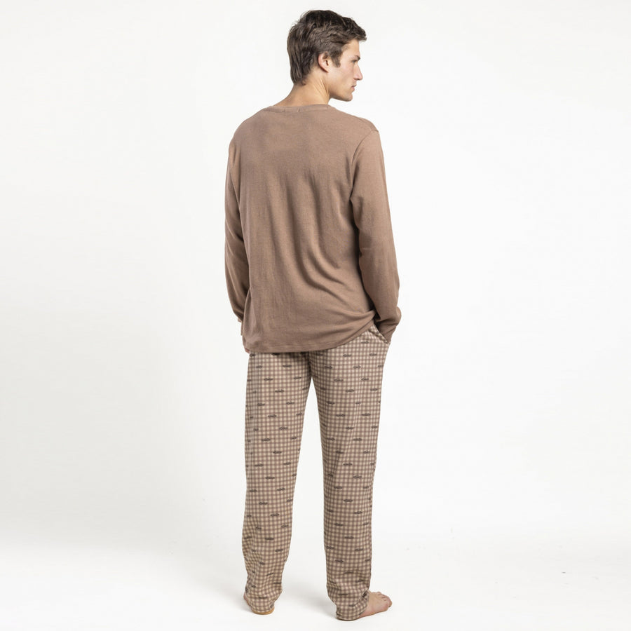 64839-0 - Pigiama caldo cotone serafino