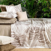 Sauvage completo letto - Lenzuolo in raso di cotone con fantasia animalier