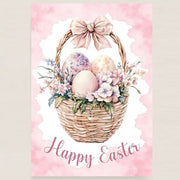 Happy easter strofinaccio pasqauale in stampa digitale