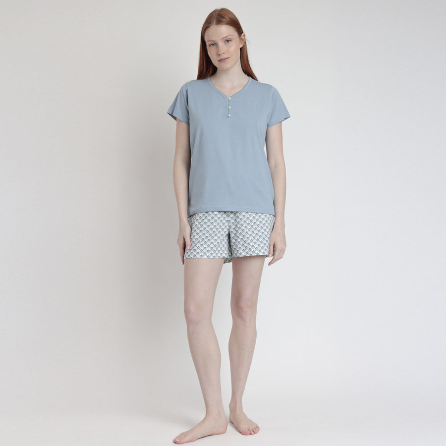 Pigiama mezza manica con short - 63506-0