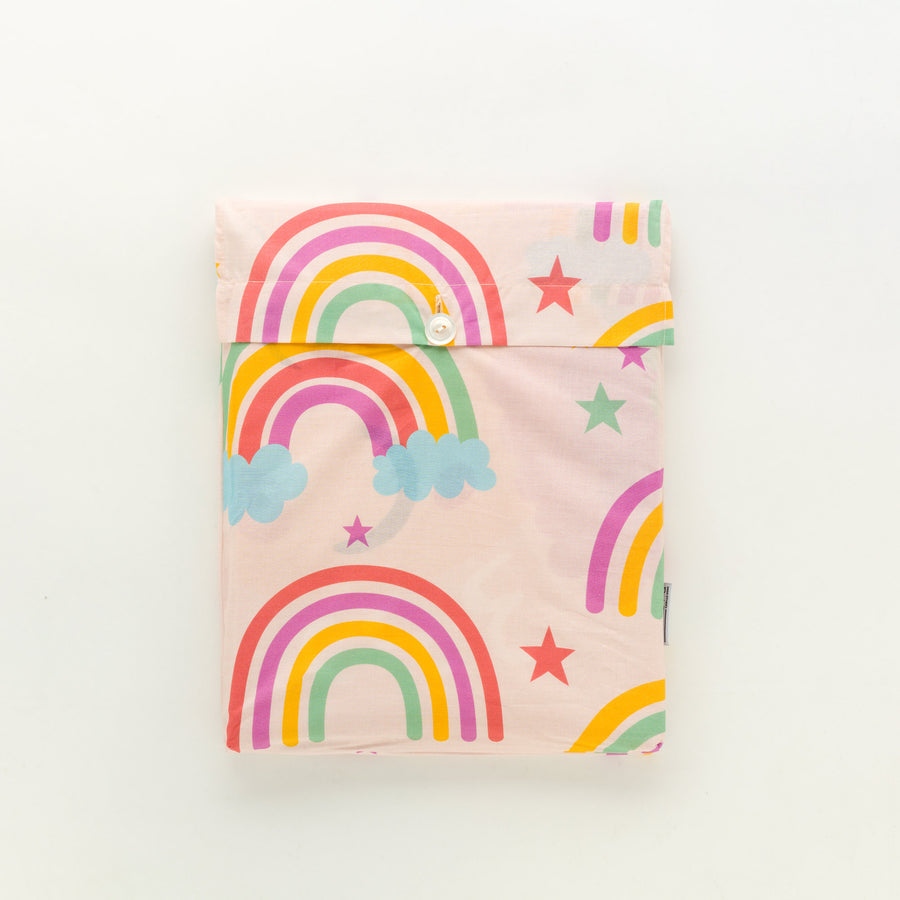 Rainbow Lenzuolo copriletto Singolo con federa 3D