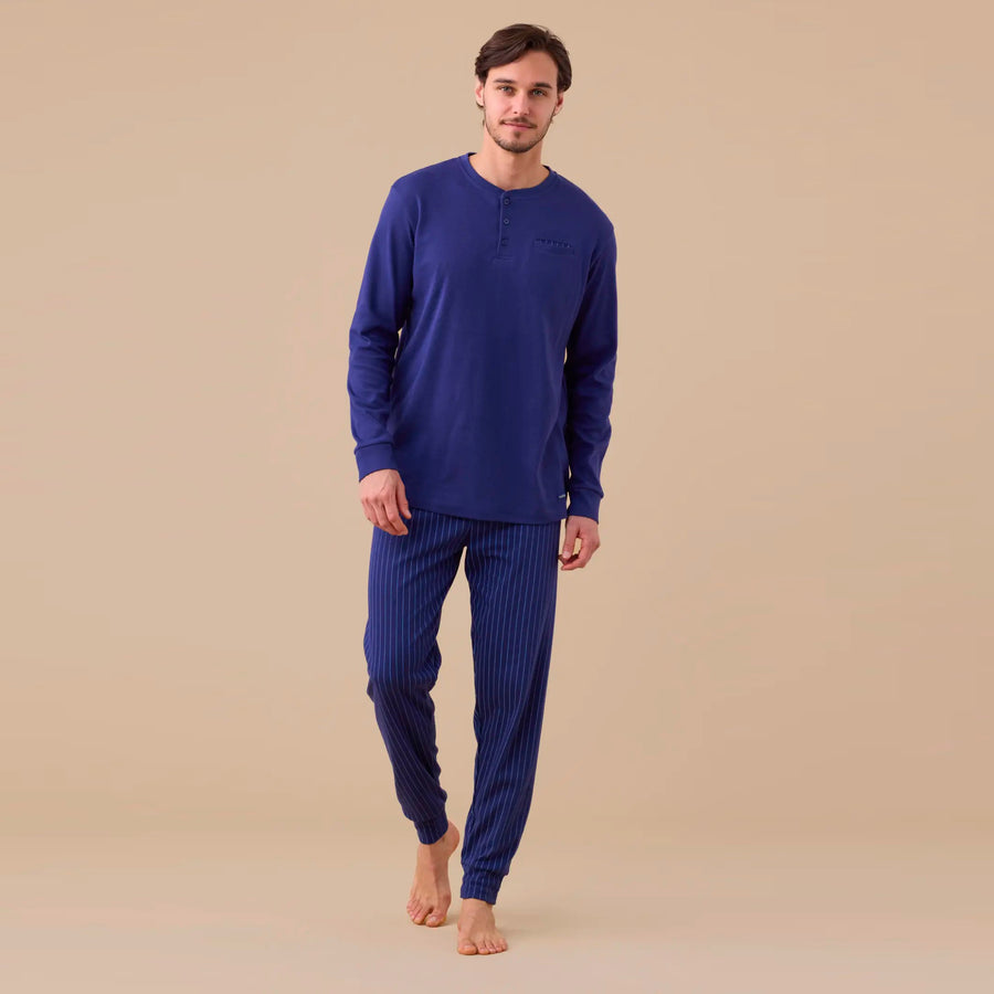 FC3111 - Pigiama uomo invernale in caldo cotone