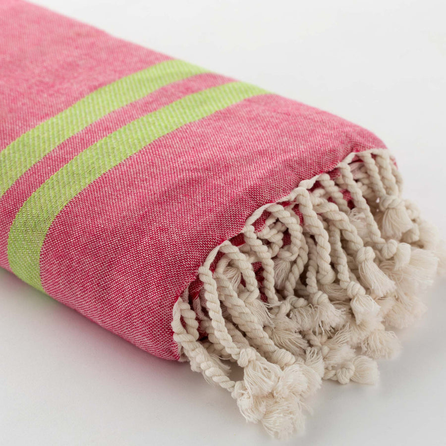 Telo Pareo Jacquard double face con frange - Telo mare Nemo