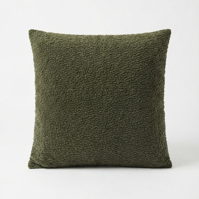Almura cuscino arredo 50x50cm texturizzato in velluto