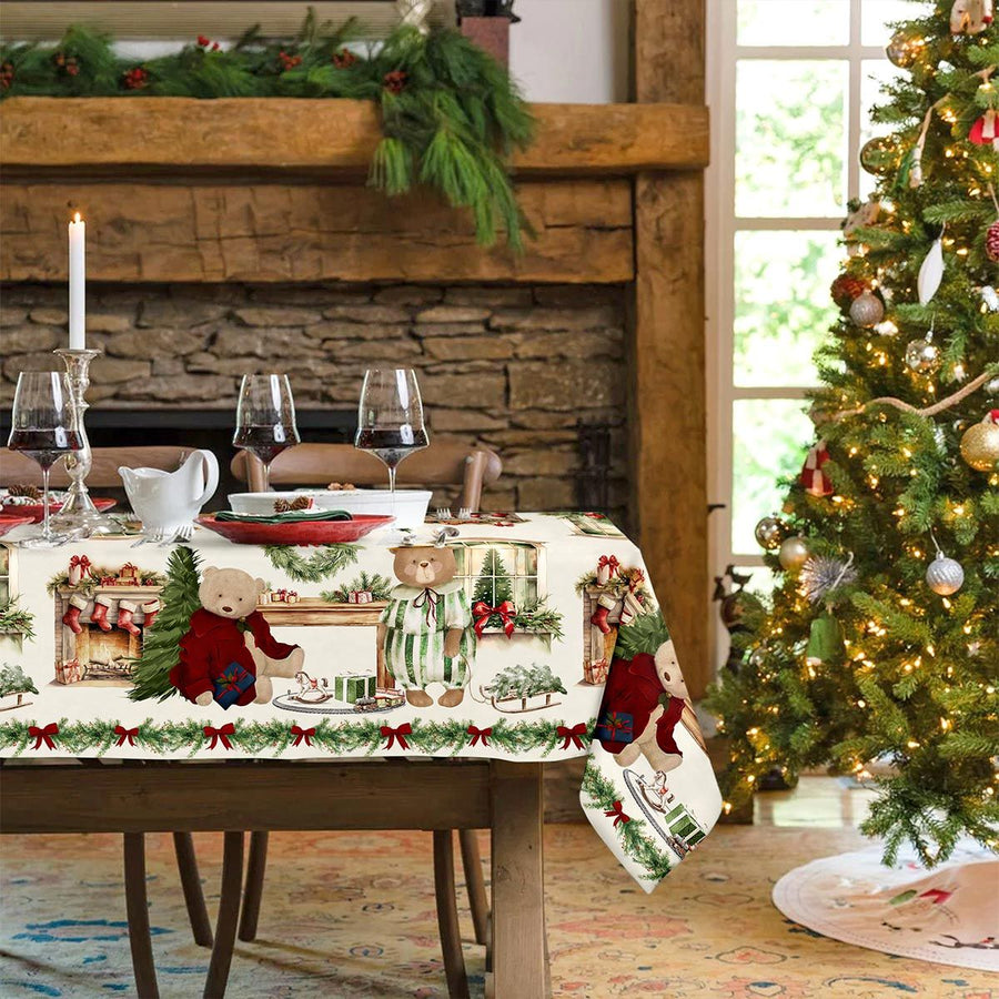 Servizio Orsi -  Servizio da tavola in stampa digitale natalizia