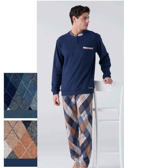 4080L - Pigiama uomo serafino