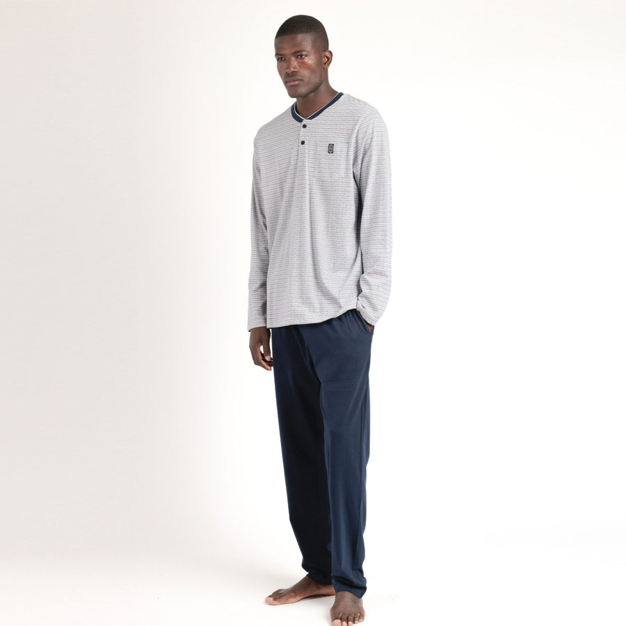 Pigiama uomo manica lunga e pantalone lungo - 63102-0