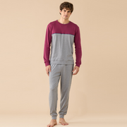 FC3317AB - Pigiama uomo invernale in caldo cotone