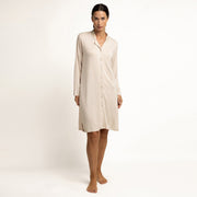 61561-0 - Camicia aperta avanti collo in raso