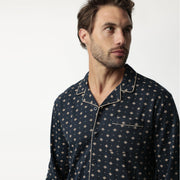 63770-0 - Pigiama uomo in caldo cotone aperto avanti