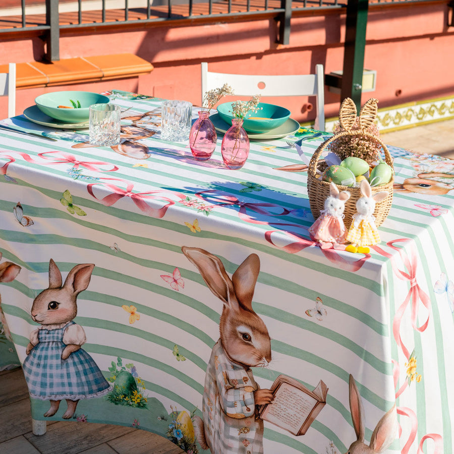 Tovaglia Nonno Coniglio in cotone Maestri Cotonieri Home