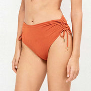 Costume due pezzi con slip vita alta regolabile e reggiseno a fascia - 2/30431