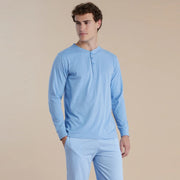 Pigiama Noidinotte in 100% cotone pantalone millerighe - FC3027AB