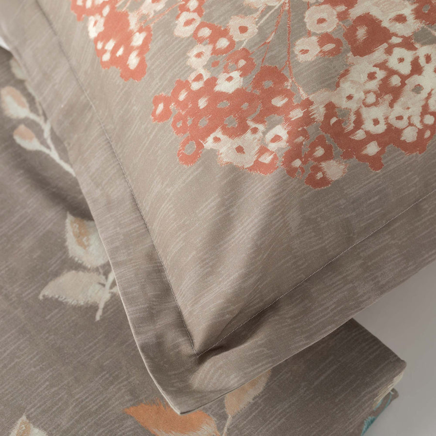 Ikebana completo letto - Completo Lenzuolo Copriletto In Percalle Ikebana