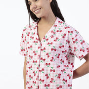Pigiama donna Disney mezza manica aperta avanti - 64280-0