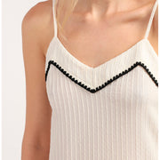 Camicia donna spalla stretta tessuto mussola - 61476-0