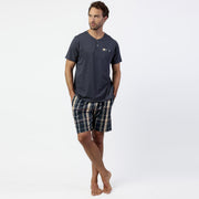 Pigiama uomo mezza manica con pantalone corto - 64784-0