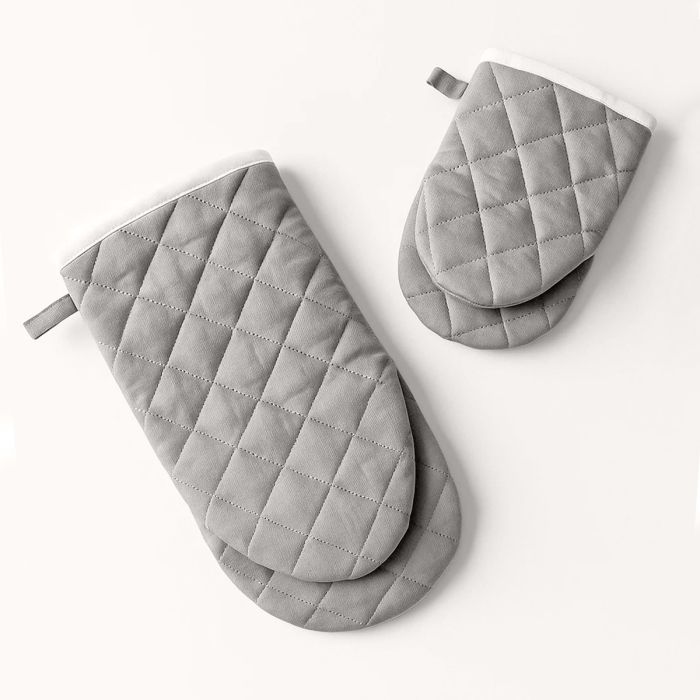 India guantoni - Set da 2 Guanti Da Forno India Maestri Cotonieri Home