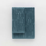 Sorku set 1+1 - Set in spugna jacquard 500gr con disegno a rilievo tinta su tinta