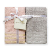 Amelie Asciugamani - Set da 2 Asciugamani E 2 Ospiti Amelie Maestri Cotonieri Home