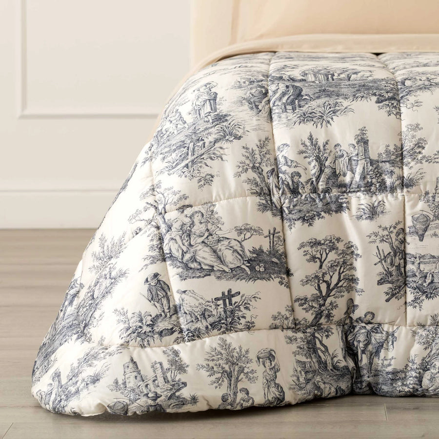 Toile de Jouy Trapunta Matrimoniale