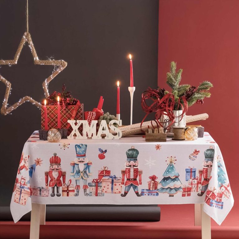 Toyland dream - Tovaglia Natalizia  Riviera Rettangolare in Cotone Antimacchia