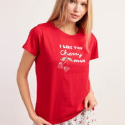 Pigiama donna mezza manica e pantalone corto - 64087-0