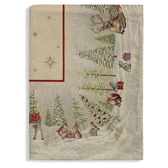 Copritavolo in gobelin decorazione natalizia - Copritavolo Babbo Natale