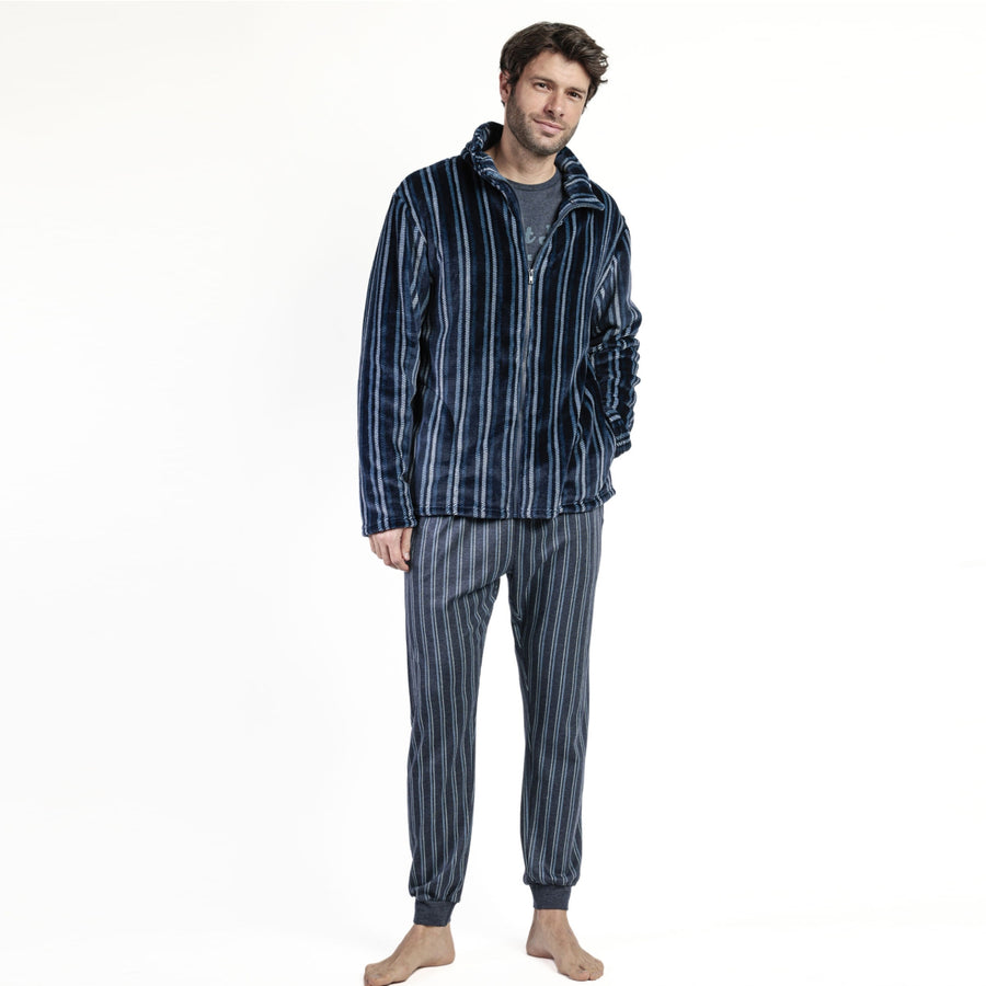 67314-0 - Giacca uomo in coral con zip