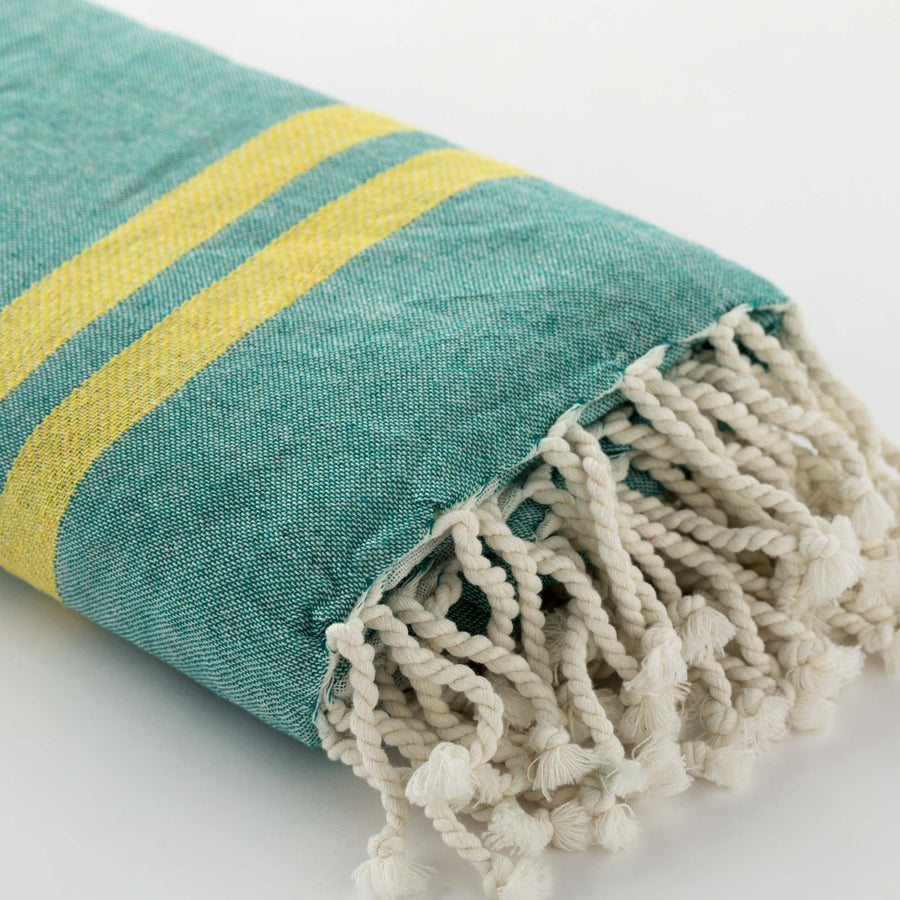 Telo Pareo Jacquard double face con frange - Telo mare Nemo