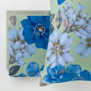 Hoara completo letto - Lenzuolo Riviera in cotone fantasia floreale