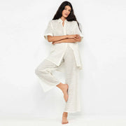Camicione con pantalone in san gallo - 2/40045