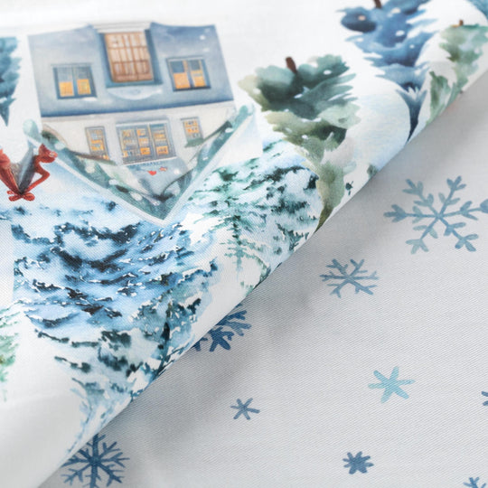 White christmas centrotavola - White christmas centrotavola 90x90cm