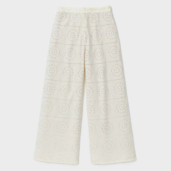 Camicione con pantalone in san gallo - 2/40045